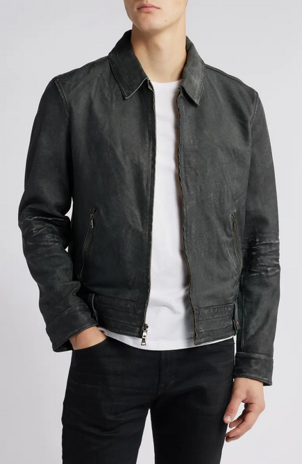Varvatos leather jacket sale