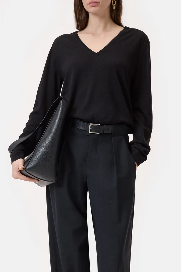 V-Neck Layered Style Sweat Hoodie YLS0514