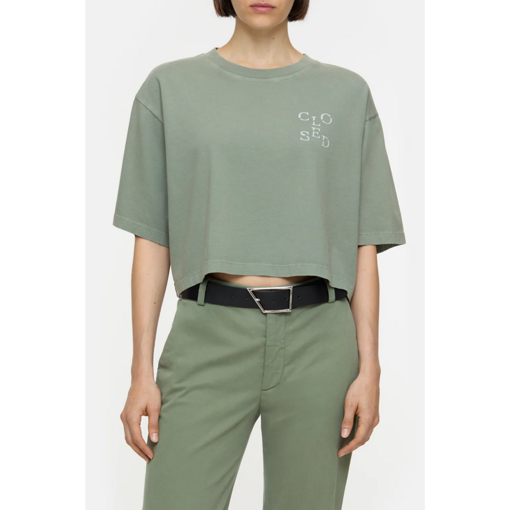 CLOSED Organic Cropped Tee
