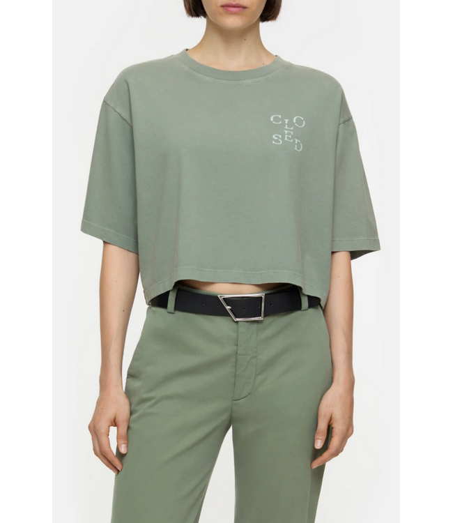 CLOSED Organic Cropped Tee