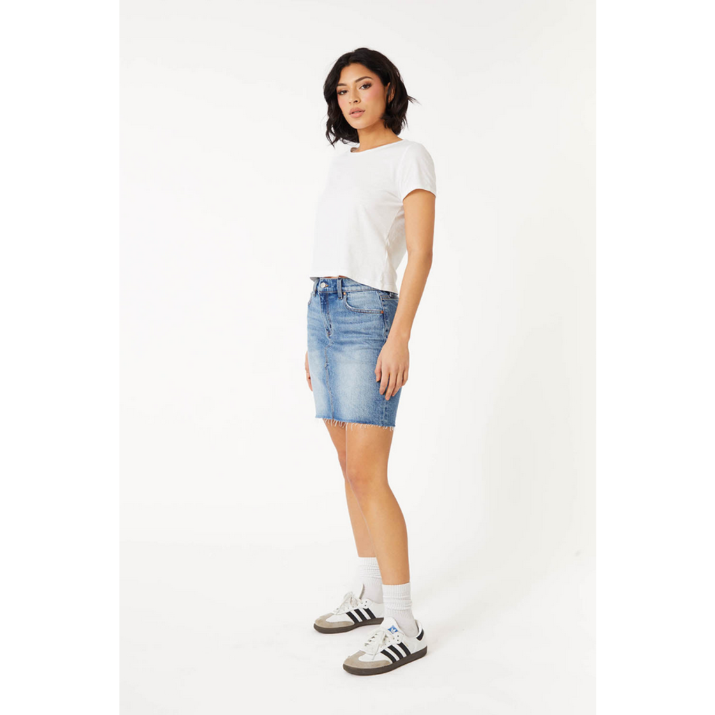 Ladies Level 99 Level 99 Miley Denim Mini Skirt