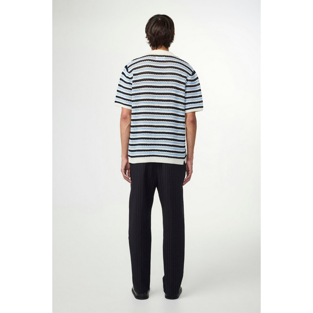 No Nationality NNO7 Henry Knit Open Collar Shirt