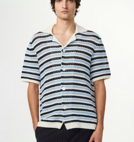 No Nationality NNO7 Henry Knit Open Collar Shirt