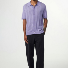 No Nationality NNO7 Thor Textured SS Cardigan