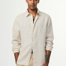 No Nationality NNO7 Enzo LS Linen Shirt