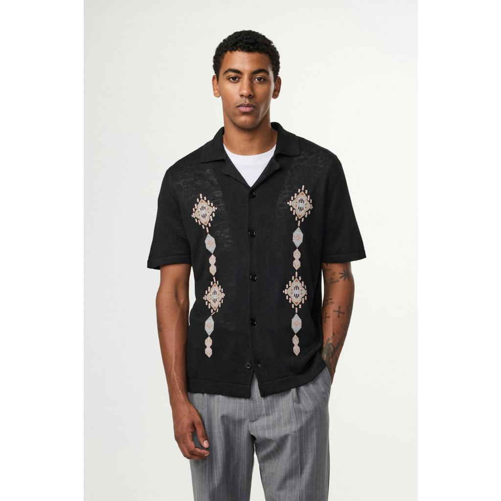 No Nationality NNO7 Henry Linen Shirt