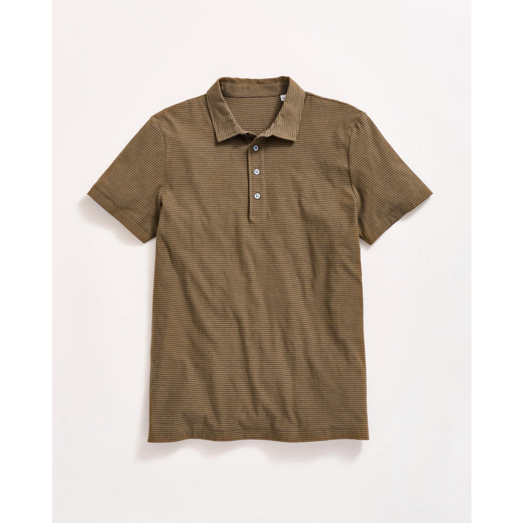 Billy Reid Billy Reid Striped SS Polo