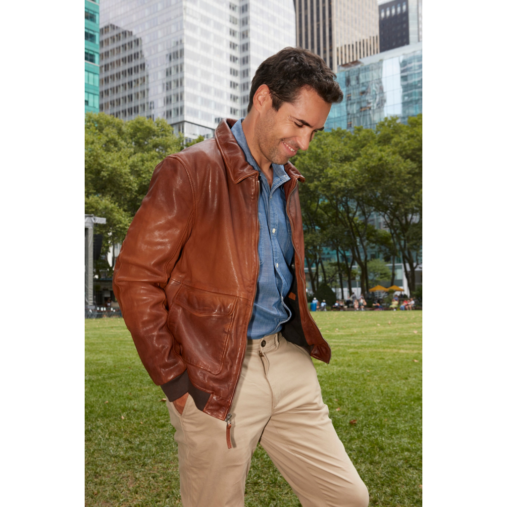 Mauritius MAURITIUS Dawson Leather Bomber