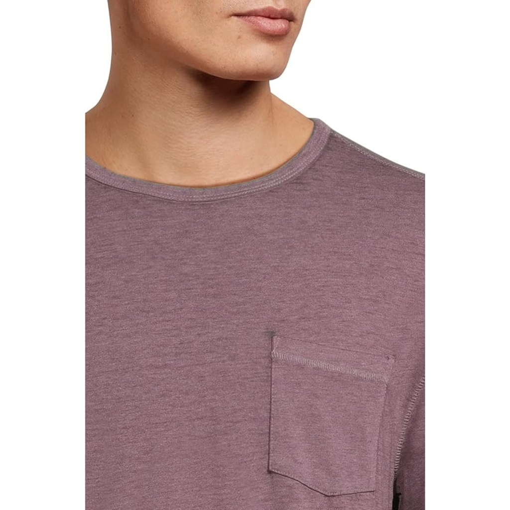 John Varvatos John Varvatos Bond Pocket Burnout Crew