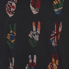 John Varvatos John Varvatos Multi Peace Hand Tee