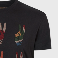John Varvatos John Varvatos Multi Peace Hand Tee