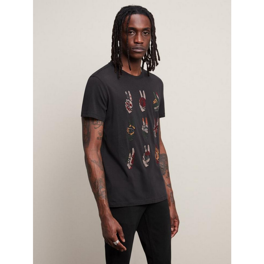 John Varvatos John Varvatos Multi Peace Hand Tee