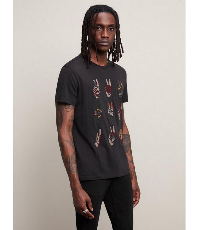 John Varvatos John Varvatos Multi Peace Hand Tee