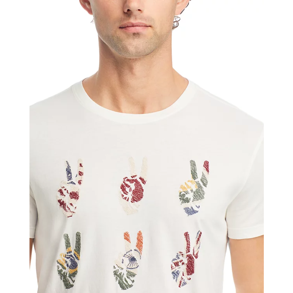 John Varvatos John Varvatos Multi Peace Hand Tee