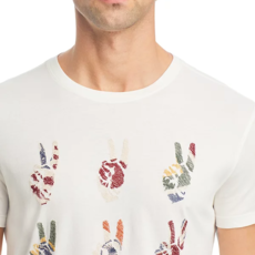 John Varvatos John Varvatos Multi Peace Hand Tee