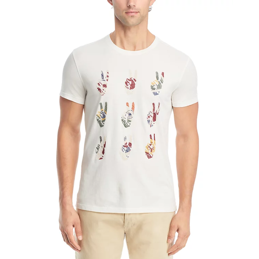 John Varvatos John Varvatos Multi Peace Hand Tee
