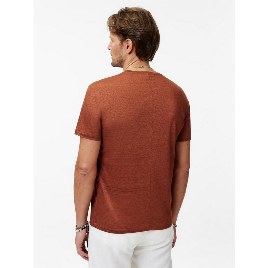 John Varvatos John Varvatos Mott SS Linen Crew
