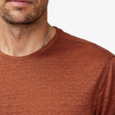 John Varvatos John Varvatos Mott SS Linen Crew