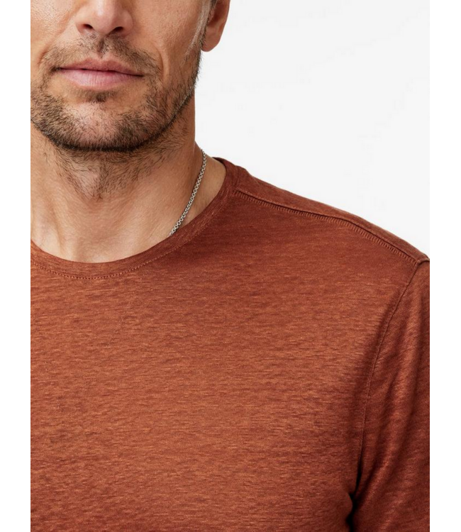 John Varvatos John Varvatos Mott SS Linen Crew