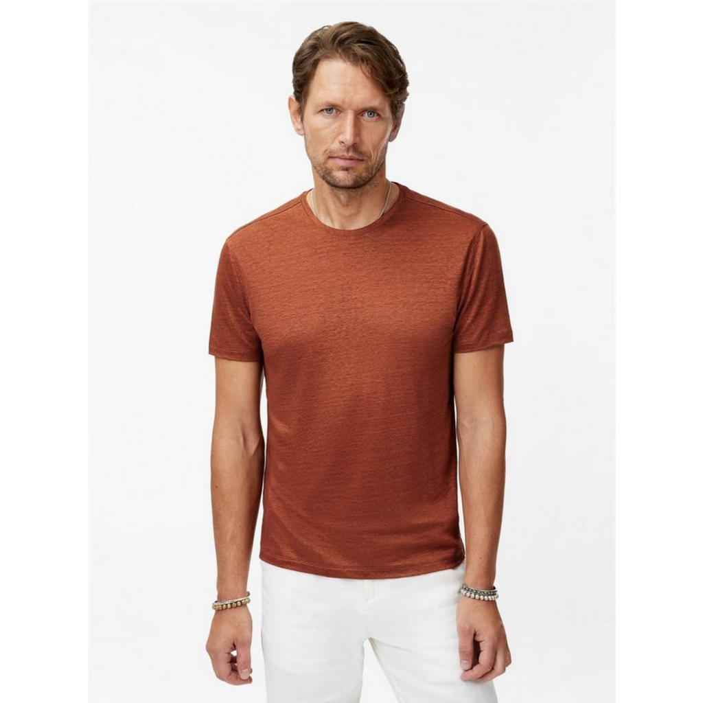 John Varvatos John Varvatos Mott SS Linen Crew