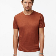 John Varvatos John Varvatos Mott SS Linen Crew