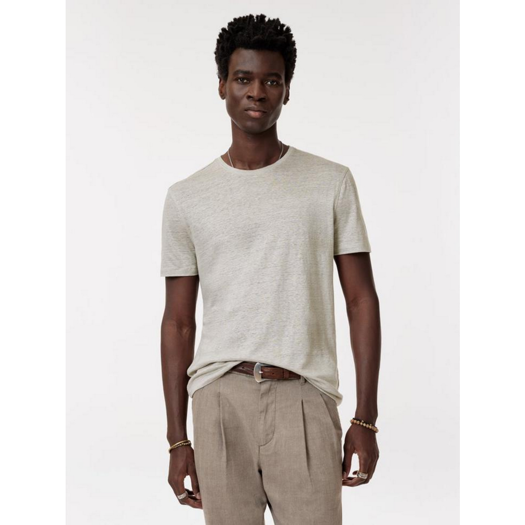 John Varvatos John Varvatos Mott SS Linen Crew