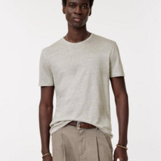 John Varvatos John Varvatos Mott SS Linen Crew