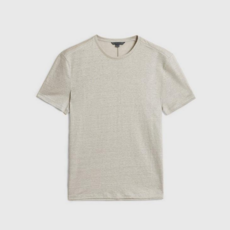 John Varvatos John Varvatos Mott SS Linen Crew