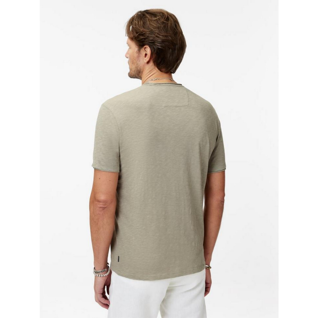John Varvatos John Varvatos Miles SS  Slub V Neck