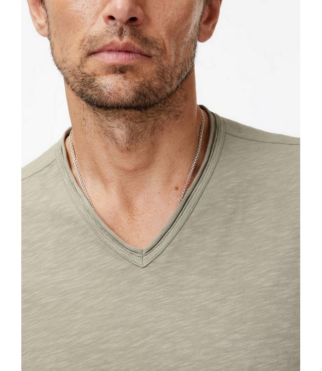 John Varvatos John Varvatos Miles SS  Slub V Neck