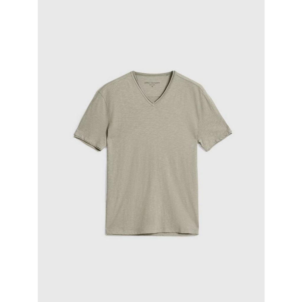 John Varvatos John Varvatos Miles SS  Slub V Neck