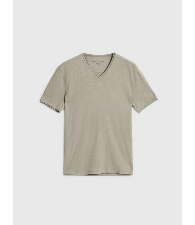 John Varvatos John Varvatos Miles SS  Slub V Neck