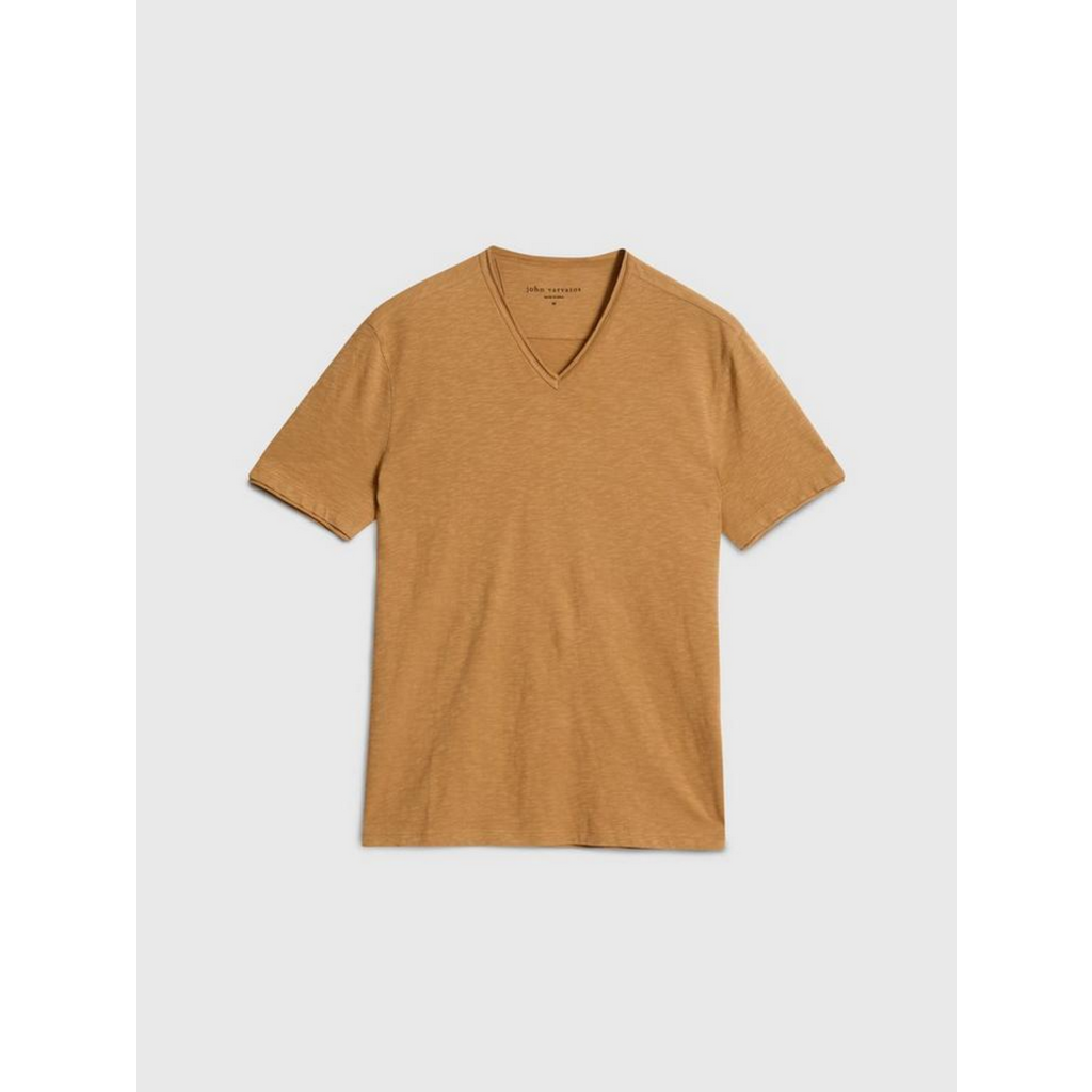 John Varvatos John Varvatos Miles SS  Slub V Neck
