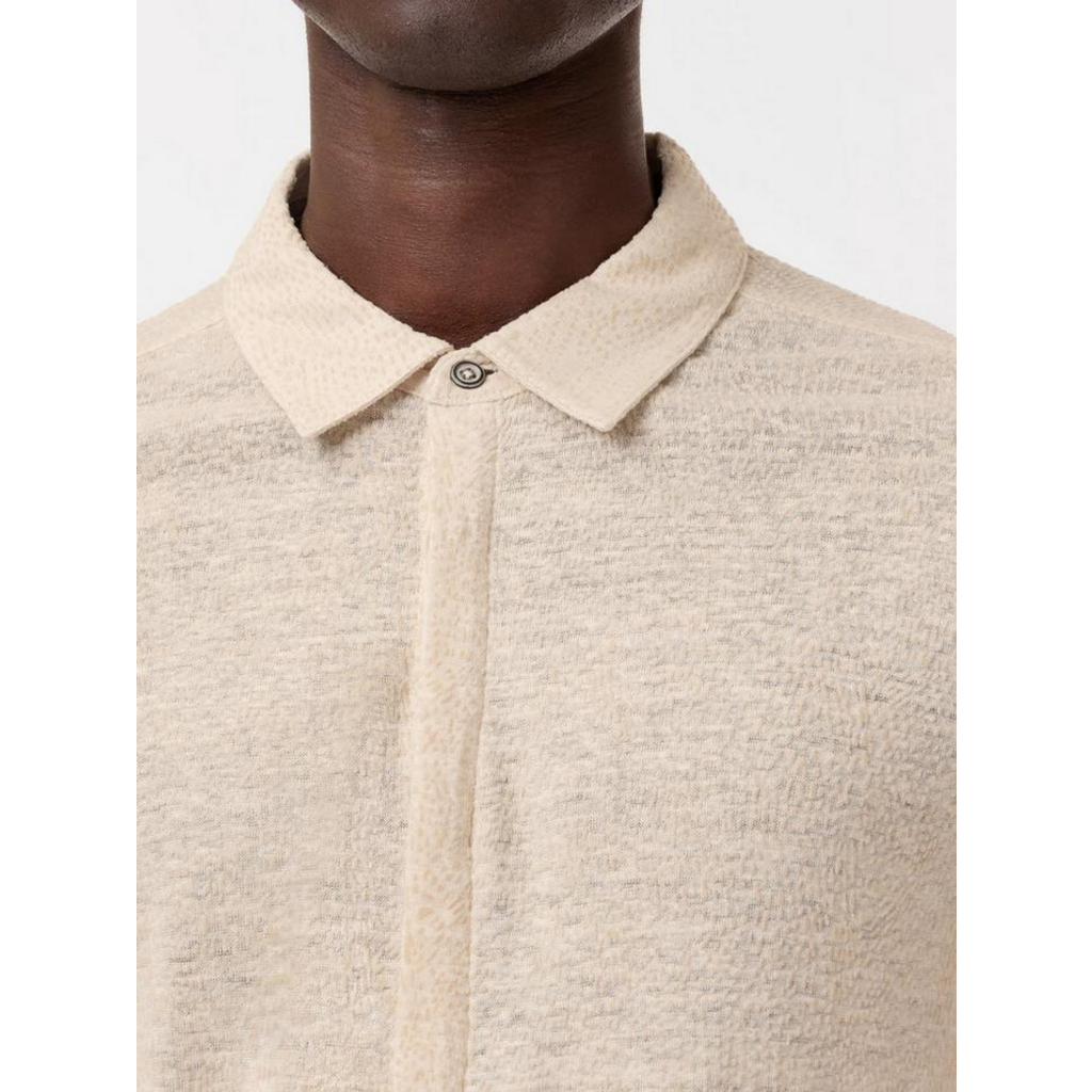 John Varvatos John Varvatos Carrilho LS Flocked Shirt