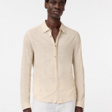 John Varvatos John Varvatos Carrilho LS Flocked Shirt