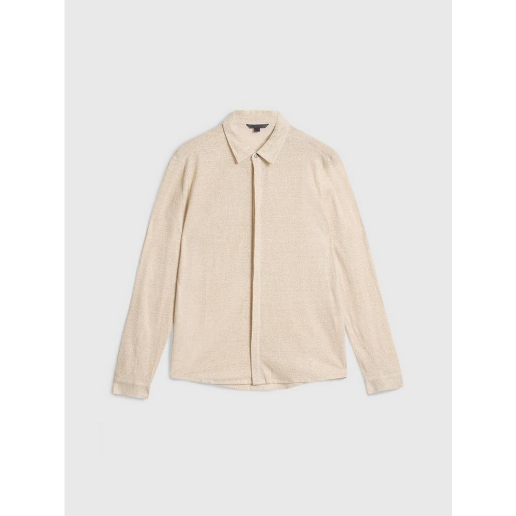 John Varvatos John Varvatos Carrilho LS Flocked Shirt