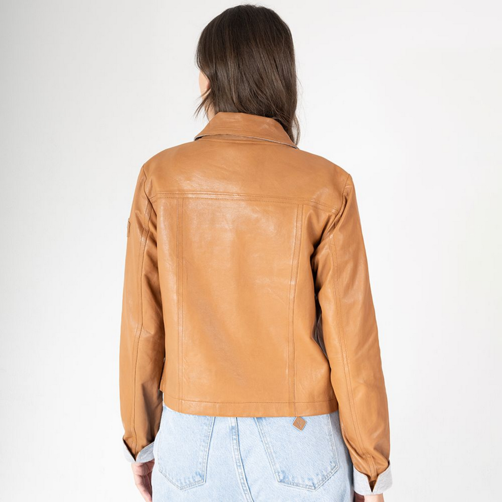 MAURITIUS Lefei Leather Shacket