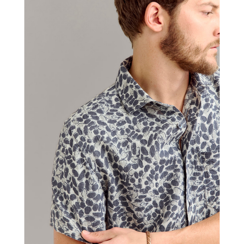Billy Reid Billy Reid Pebble Jacquard Shirt