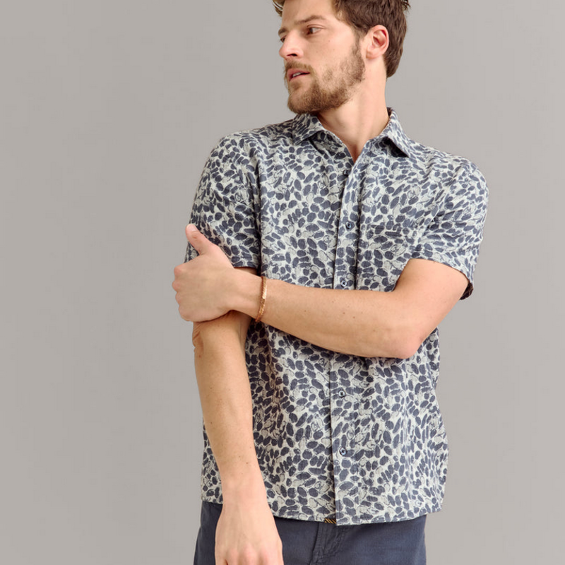 Billy Reid Billy Reid Pebble Jacquard Shirt
