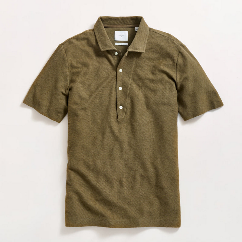 Billy Reid Billy Reid Hemp Cotton Polo