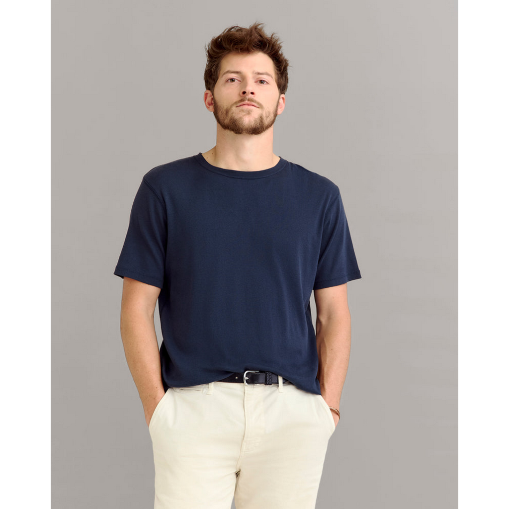 Billy Reid Billy Reid  Short Sleeve Rib Crew