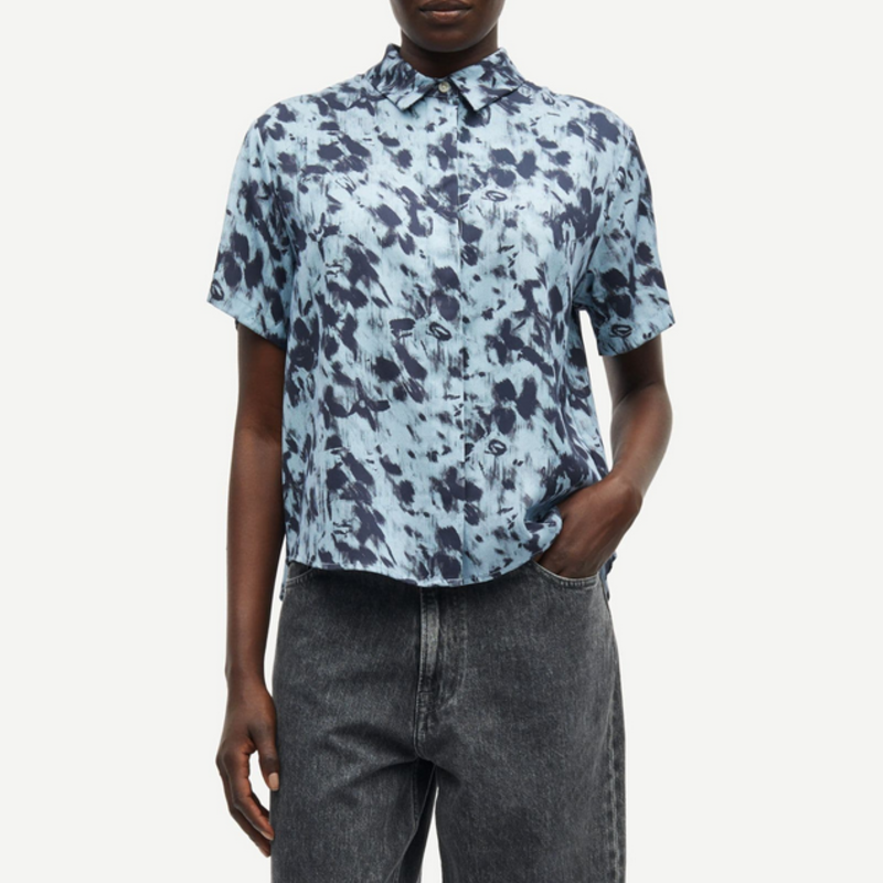 SAMSOE SAMSOE Majan Blurred Flower Shirt