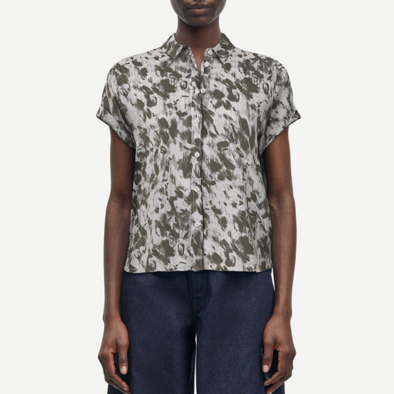 SAMSOE SAMSOE Majan Blurred Flower Shirt