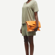 SAMSOE SAMSOE Saeli Linen V-Neck Tee