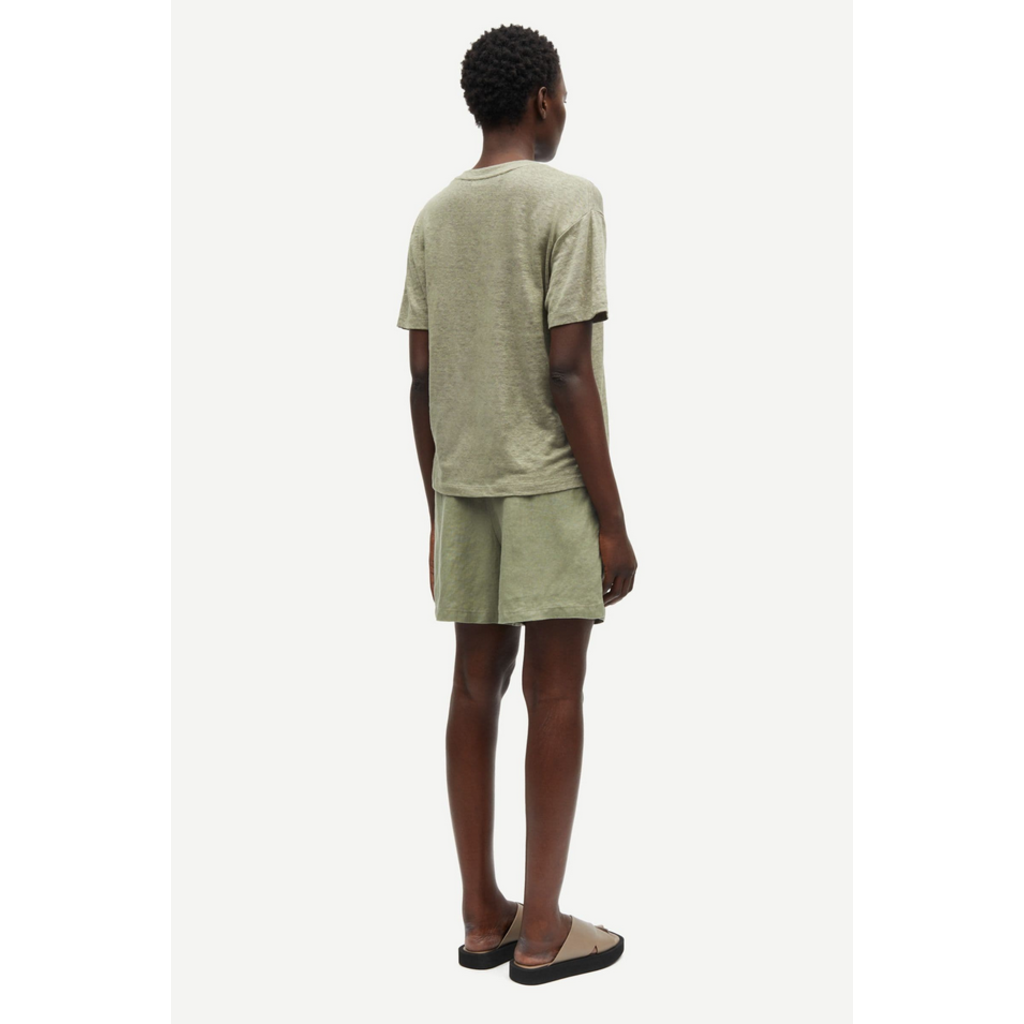 SAMSOE SAMSOE Saeli Linen V-Neck Tee