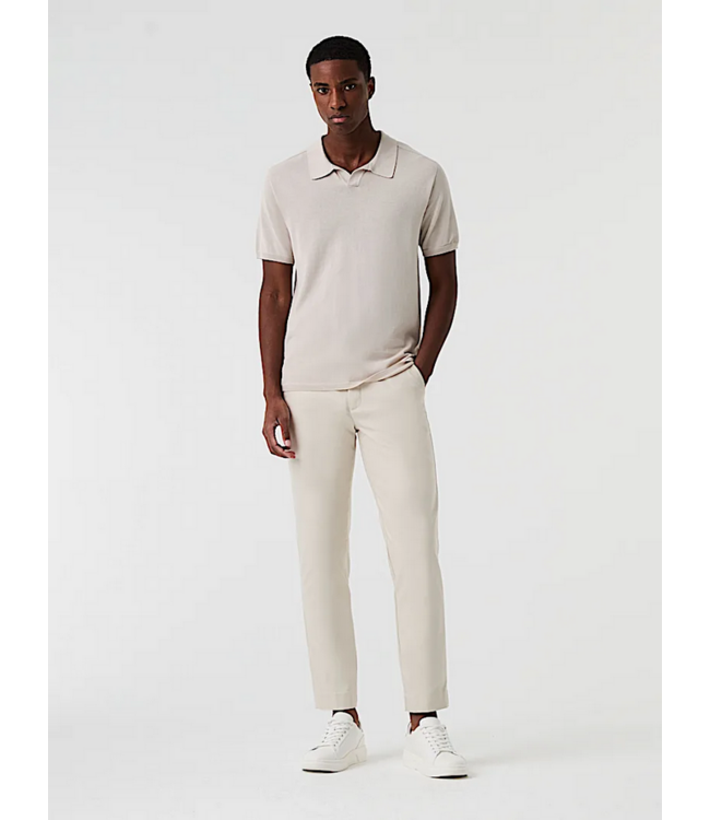 Alpha Tauri Alpha Tuari 3D Cott/Linen Knit SS V-Neck