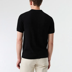 Alpha Tauri Alpha Tuari 3D Cott/Linen Knit SS V-Neck