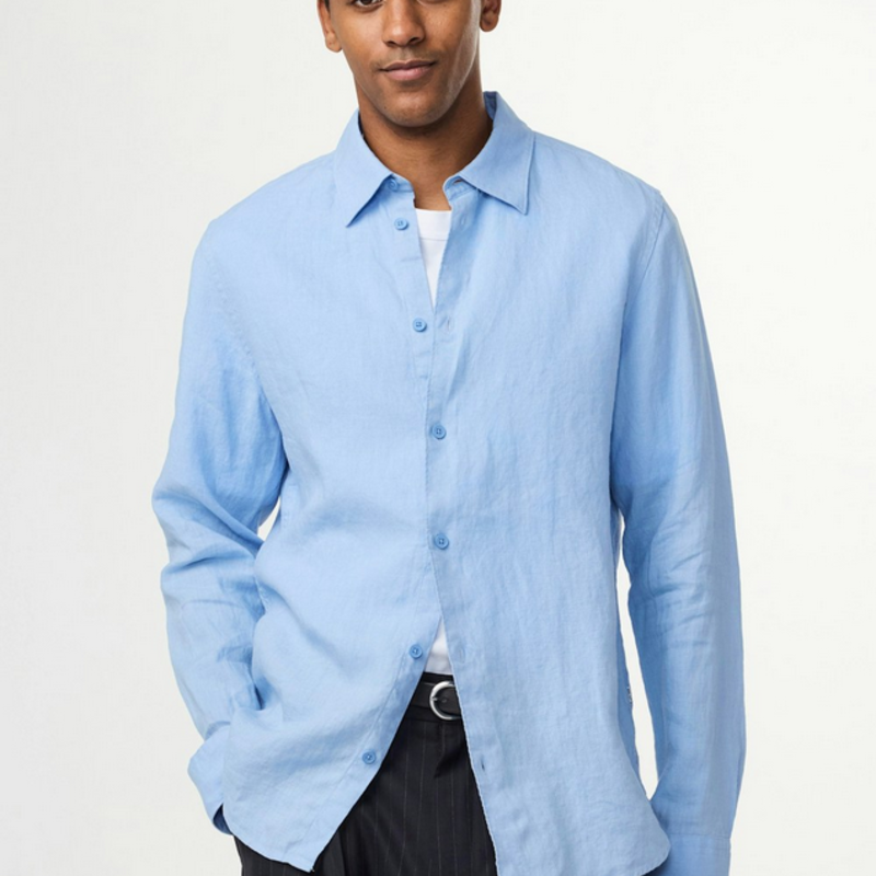No Nationality NNO7 Enzo 5708 Linen Shirt