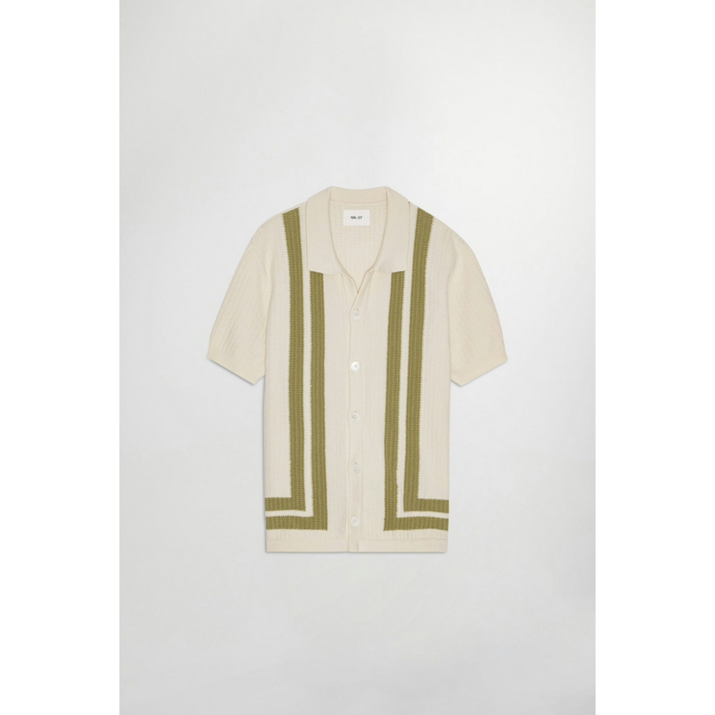 No Nationality NNO7 Ares SS Knit Camp Shirt