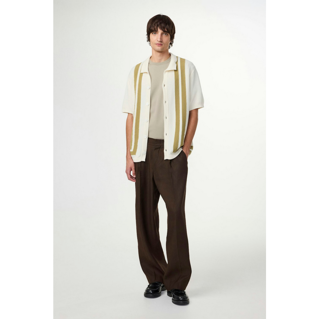 No Nationality NNO7 Ares SS Knit Camp Shirt